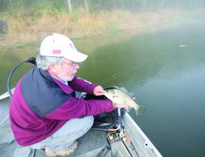 Topwater lures work early in the mornings, evenings and on overcast days.